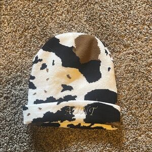 Cow Print Beanie